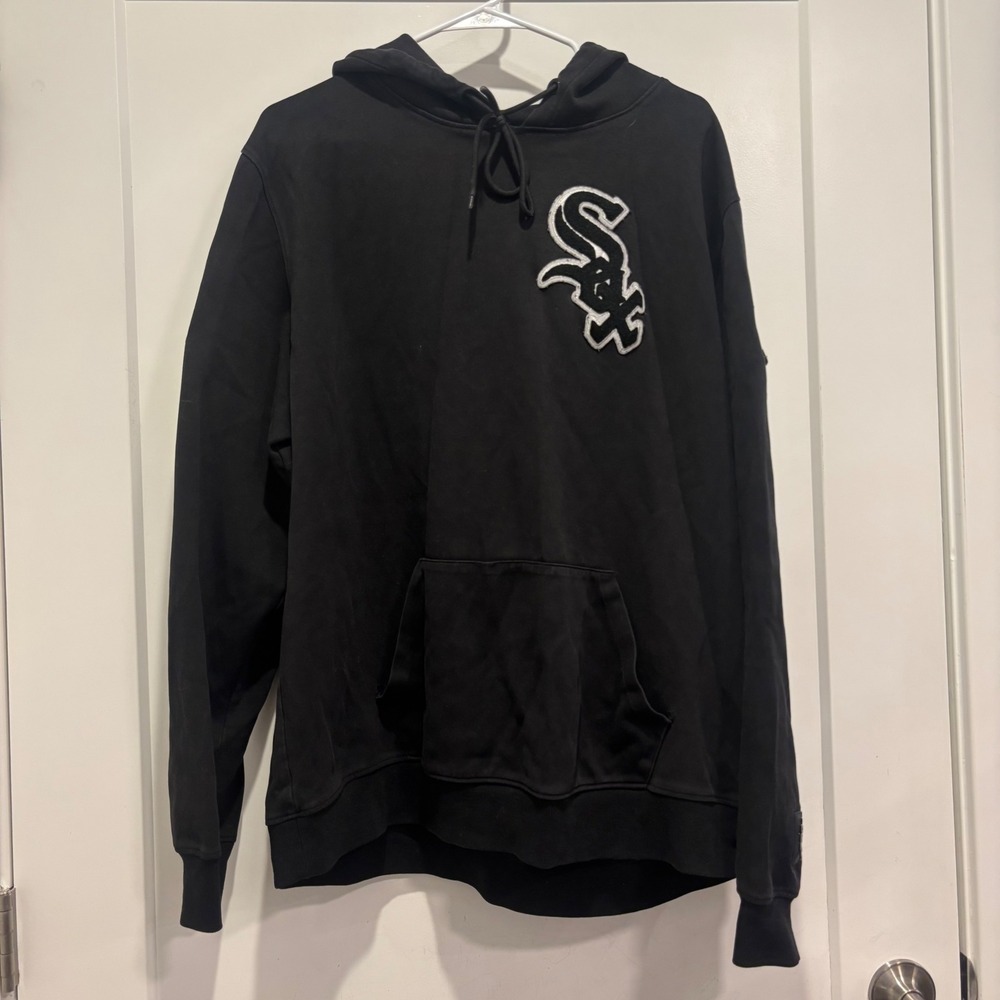 Pro Standard Chicago White Sox Hoodie Mens 3XL Black Luxury Athletic Pullover